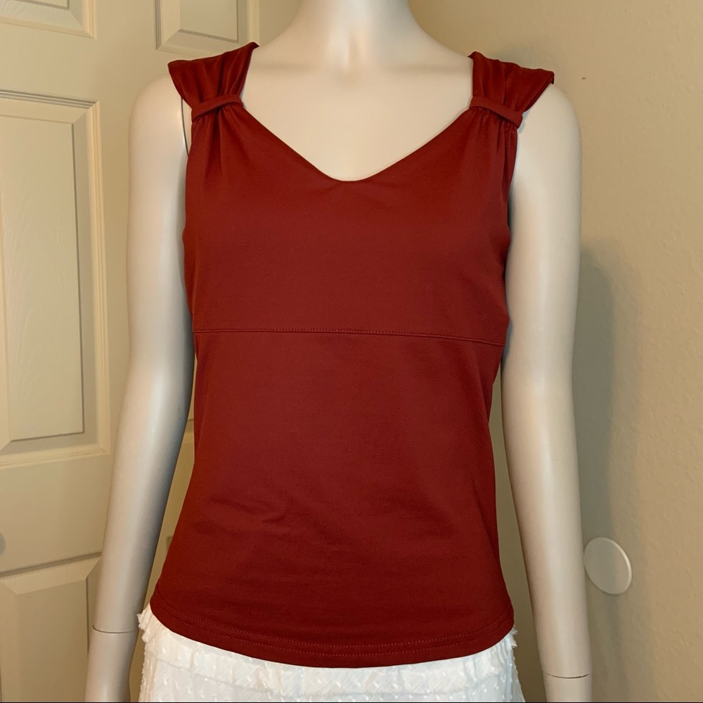 Prana Burnt Orange Tank Top